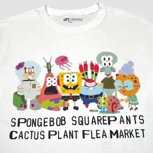 SpongeBob SquarePants Cactus Plant Flea Market CPFM Uniqlo T Shirt